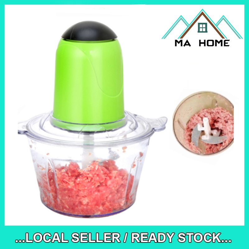 MA Home 2L Electrical Multi function Blender Mix Food Meat Grinder Mincer Pengisar Blade