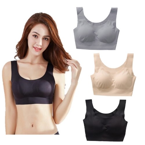 comfort bra with removable pads