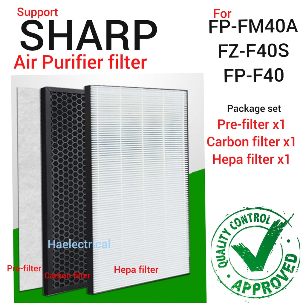 Sharp Air Purifier Filter Fp F Fp Fm A Fz F S Set Filter Shopee Malaysia