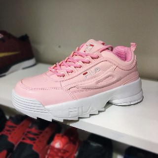 blush pink fila disruptor