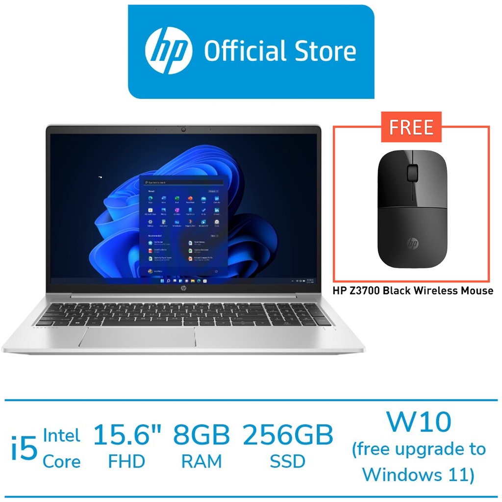 HP ProBook 450 (Intel Core i5-1135G7/G8/8GB/256GB SSD/Win Pro) 15.6
