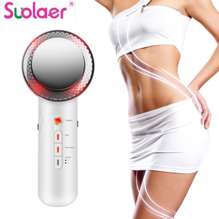 Suolaer 3 In 1 Ultrasound Cavitation Body Slimming Machine Anti Cellulite Infrared Massager Facial Skin Care Tool