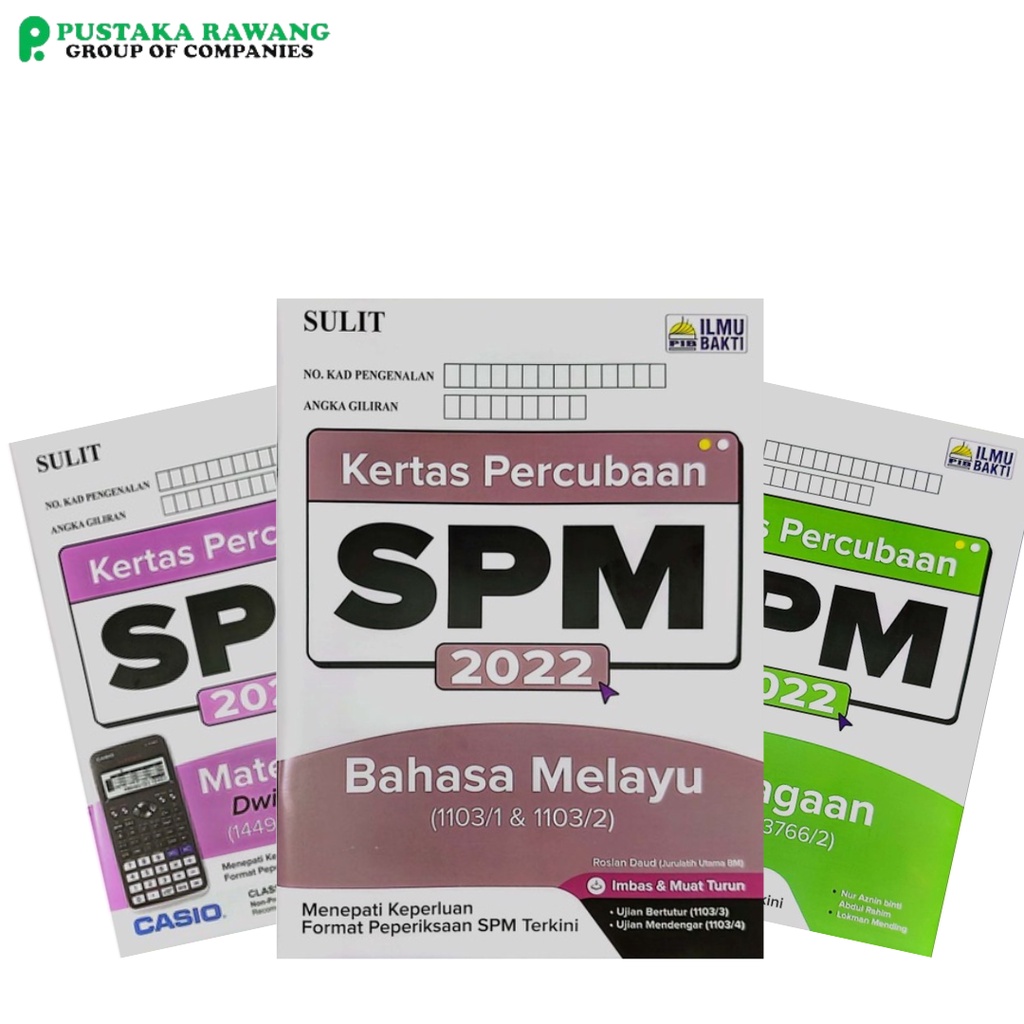 KERTAS PERCUBAAN SPM 2022 ILMU BAKTI | Shopee Malaysia