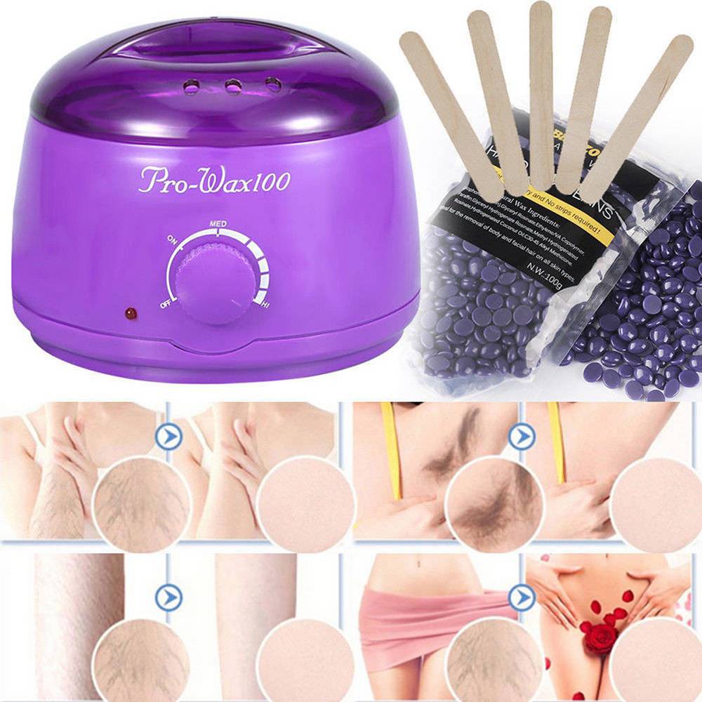 Salon Spa Hair Removal Hot Wax Warmer Heater Pot Machine Kit