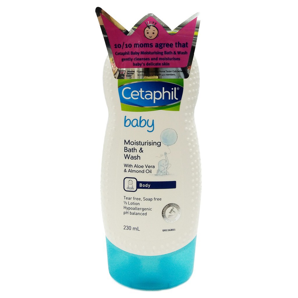 cetaphil baby moisturising bath & wash