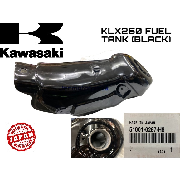 KLX250 FUEL TANK BLACK TANGKI MINYAK PETROL KAWASAKI KLX250 SCRAMBLE250