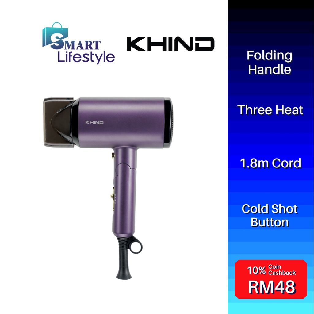 Khind Ionizer Hair Dryer (1400W) HD1422