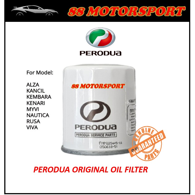 ORIGINAL OIL FILTER PERODUA MYVI KANCIL KENARI KELISA ALZA 