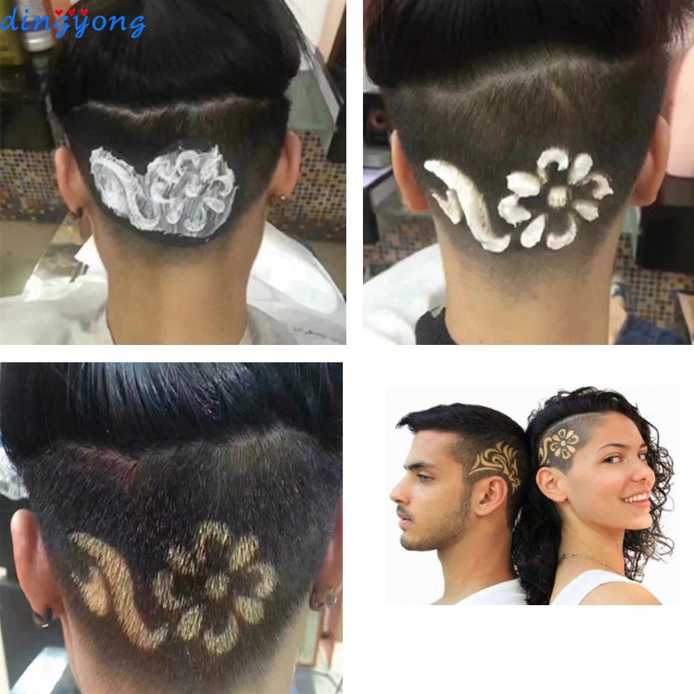 Patterns Tattoos Hairs Men Tattoo Template Hair 14 Pcs Shopee