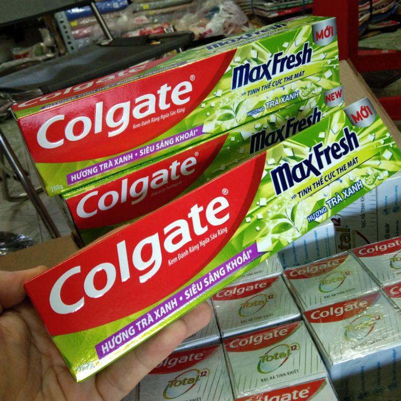 Colgate MaxFresh Green Tea Flavor 180g Shopee Malaysia