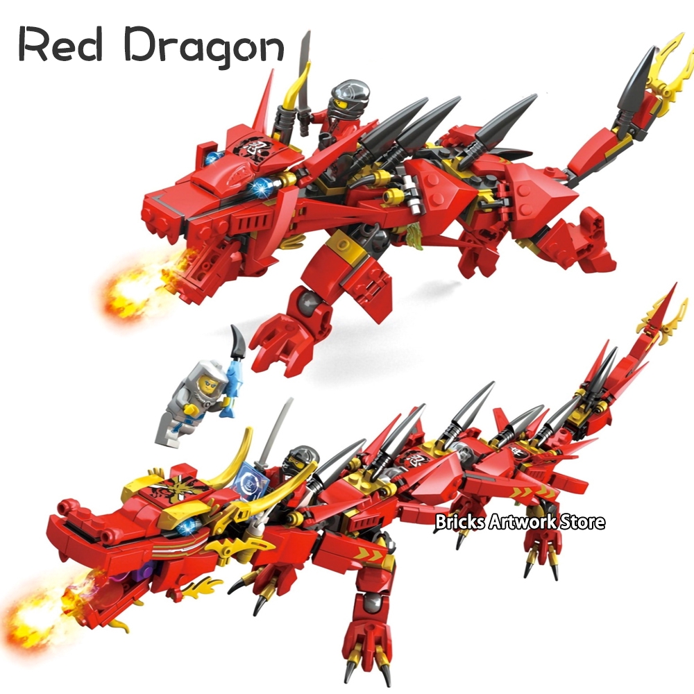 lego ninjago red dragon