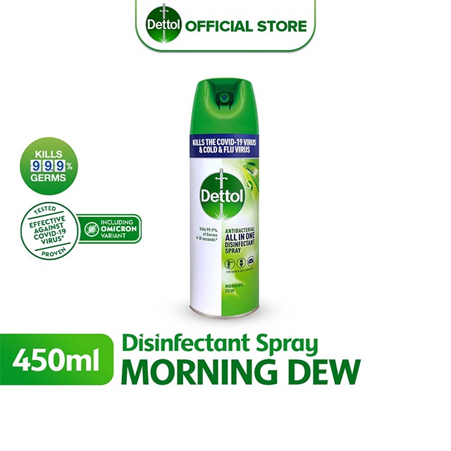 Dettol Disinfectant Spray Morning Dew (450ml)