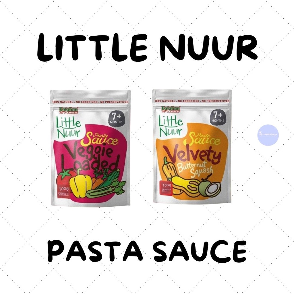 LITTLE NUUR READY TO EAT BABY PASTA SAUCE / SOS PASTA BAYI (7 MONTHS) Shopee Malaysia