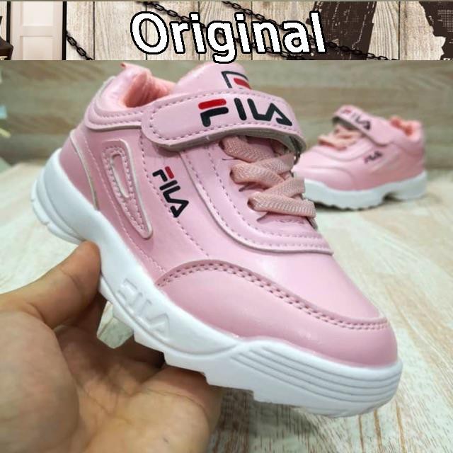 fila shoes baby pink