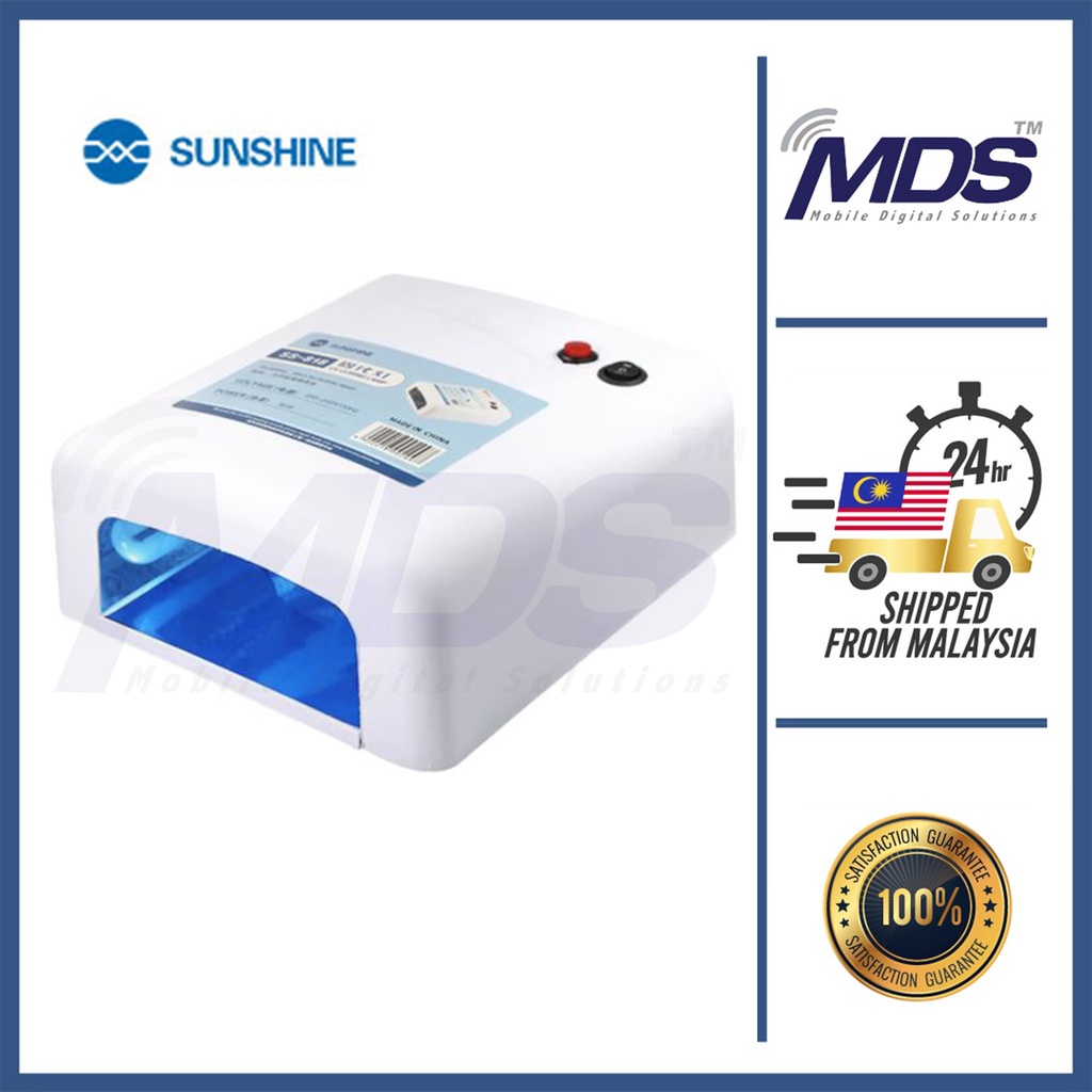 JIADI GEL CURING UV LAMP 36 WATT SS-818 JUNHAO-36 LIGHT LAMPU | Shopee ...