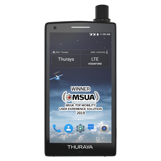 Thuraya X5Touch Screen Satellite Phone with Prepay SIM Card