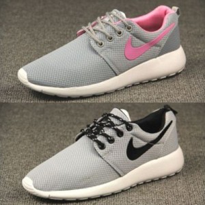 👟 Stock Clearance👟 7618-B Nike Roshe Run (Grey Pink,Grey Black) | Shopee