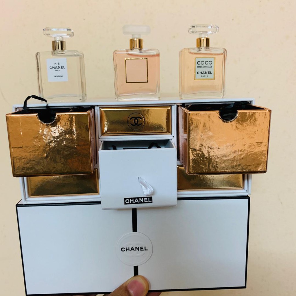 Original Chanel Parfum 3in1 Gift Set 3x7 5ml Coco Mademoiselle Coco Edp Intense N 5 Shopee Malaysia