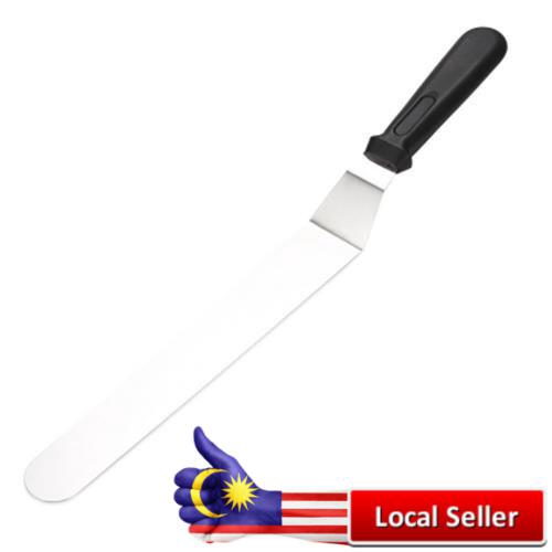 DIY Cake Cream Spatula Butter Fondant Blade Angled Scraper Smoother Smudge Tool