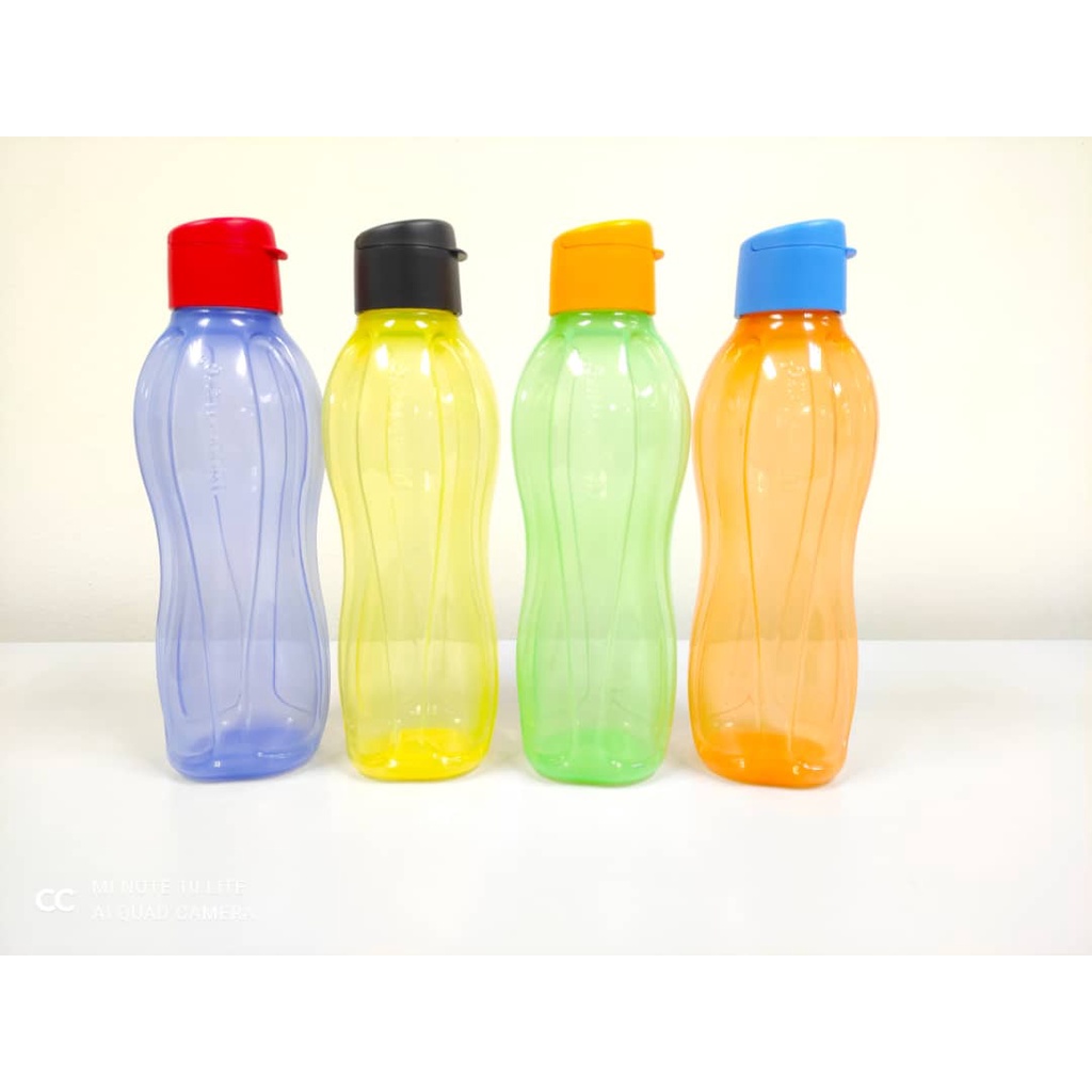 Botol Air Tupperware Eco Bottle 1L with Fliptop Limited Colour | Shopee ...