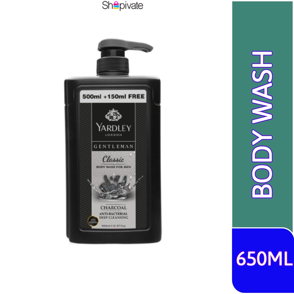 Yardley London Antibacterial CLASSIC Body Wash 650ml Shopee Malaysia