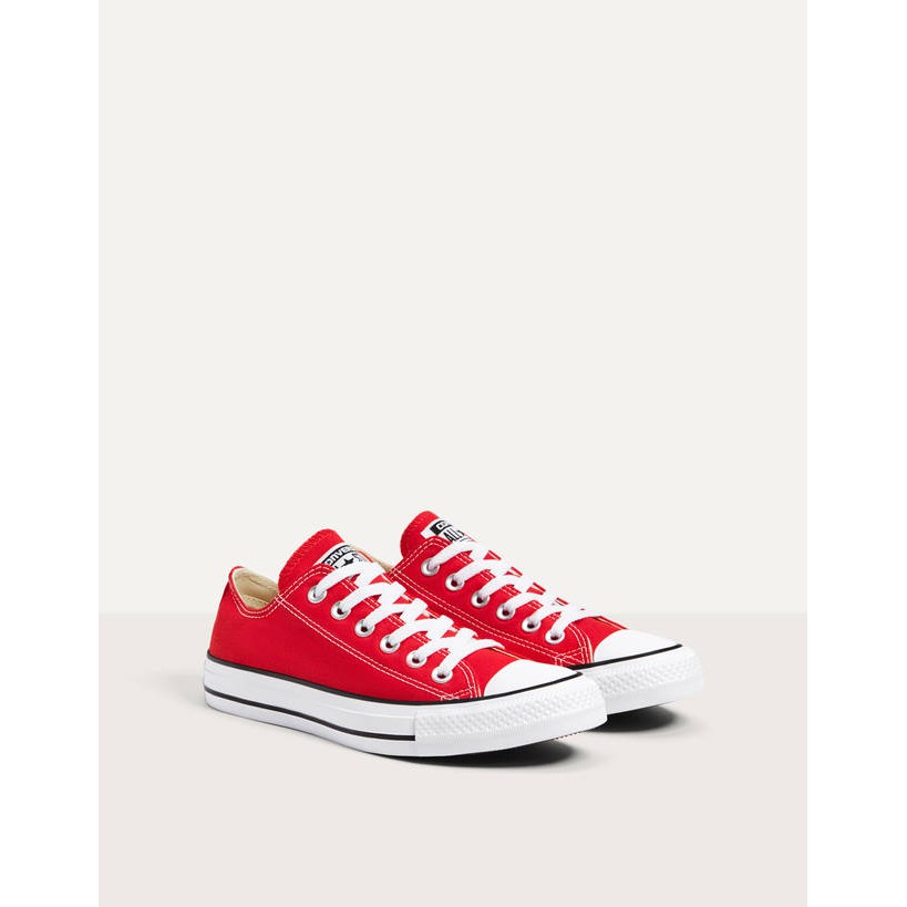 converse red low cut