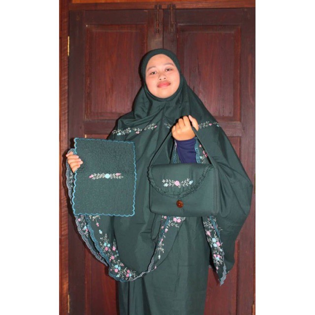 Buy Telekung Travel Sulam Cotton Roselle Seetracker Malaysia