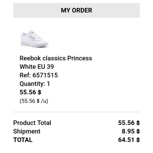 reebok princess malaysia