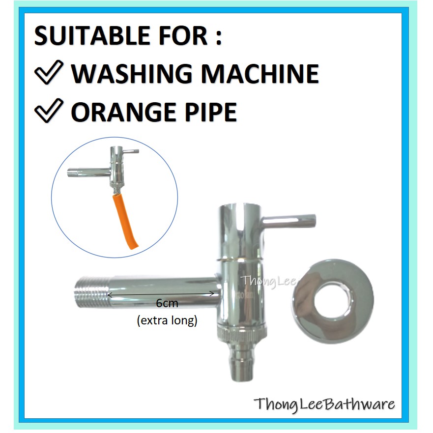 ORTOLANI FULL BRASS WASHING MACHINE TAP/HOSE BIB TAP 31313 Shopee Malaysia