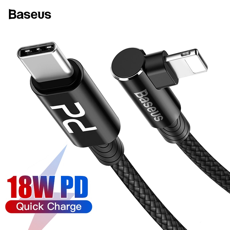 Baseus 18w Pd Usb Type C To For Lightning Cable For Iphone 11 Pro