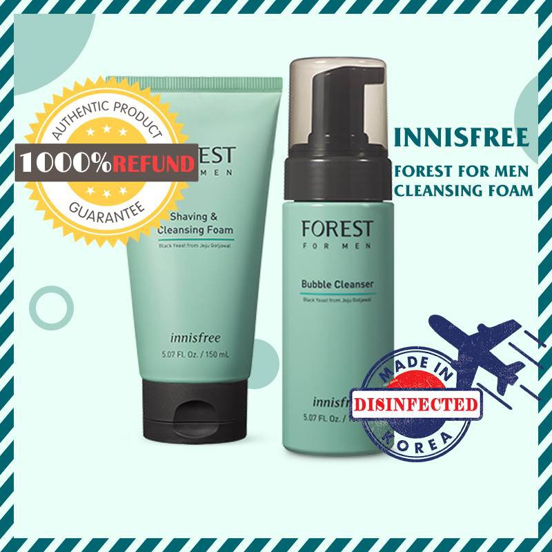 forest for men bubble cleanser