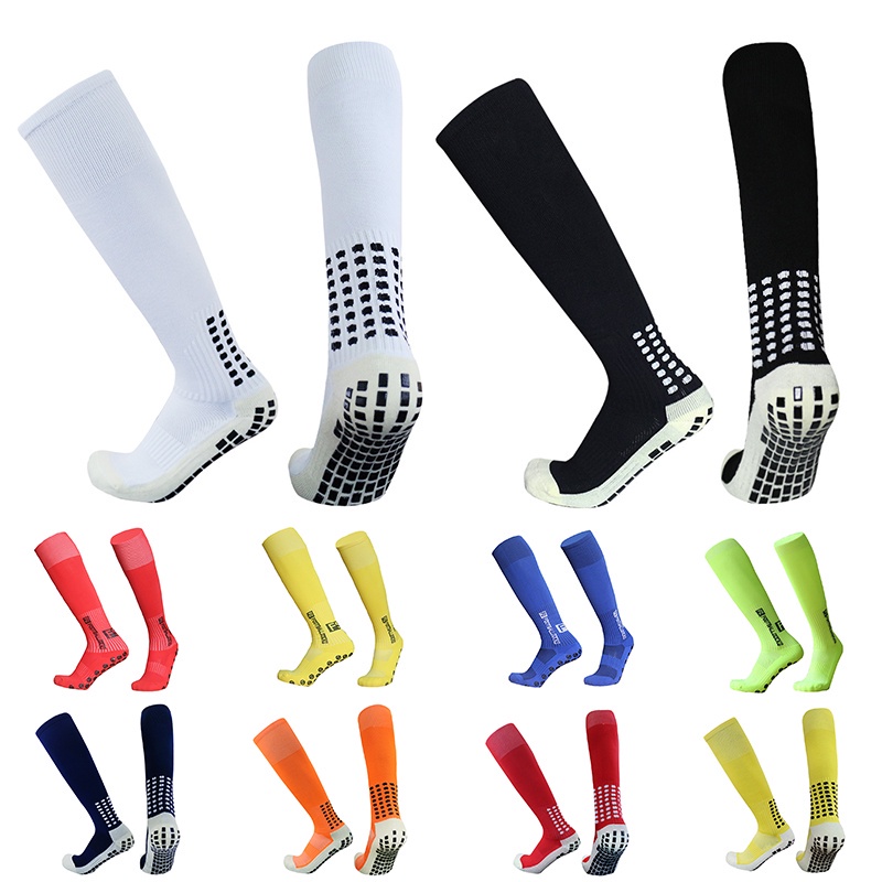 New Men Women Soccer Socks Long Sports Silicone Non-Slip Grip Football Socks stokin bola panjang