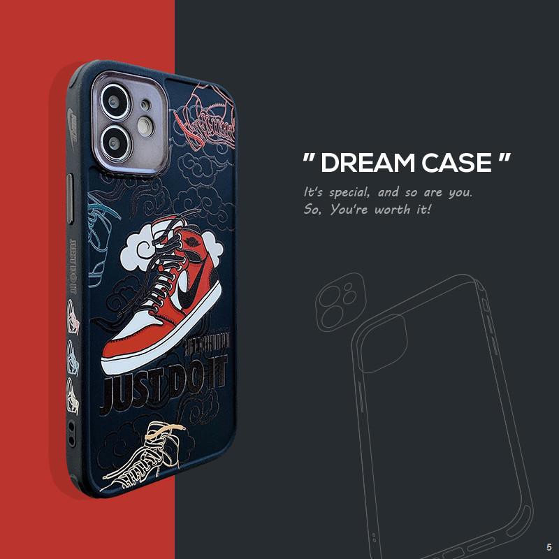 Fashion Aj Nike Iphone Case 12 11 Pro Max Phone Mini 7 8 Plus X Xr Xs Soft Back Cover Shopee Malaysia