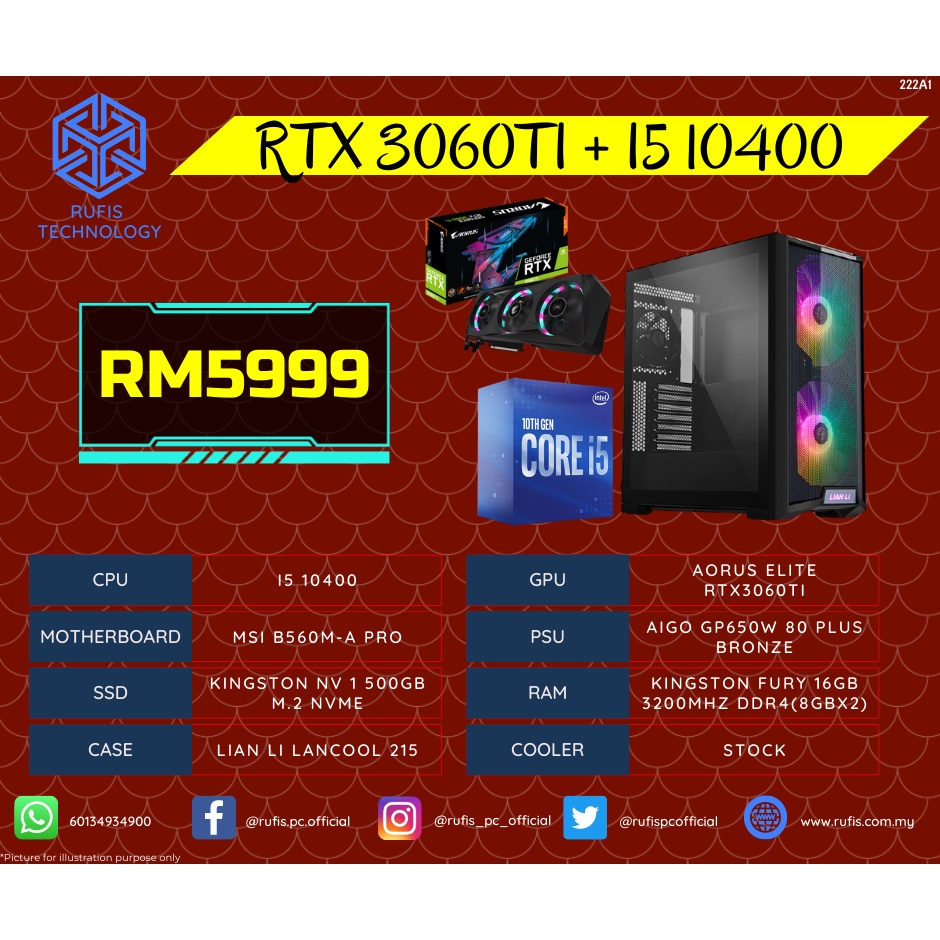 rufis-custom-gaming-pc-package-intel-i5-10400-rtx-3060-ti-16gb-ram