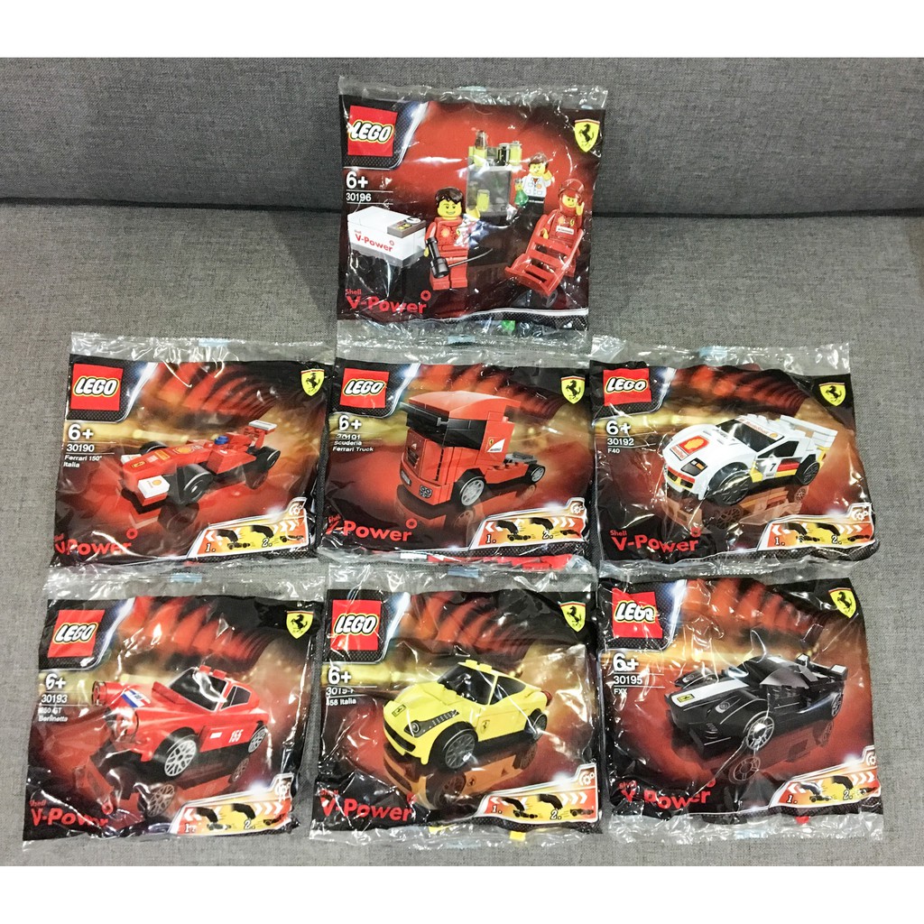 Lego Shell 2012 (Complete Set of 7) Polybag brand new | Shopee Malaysia