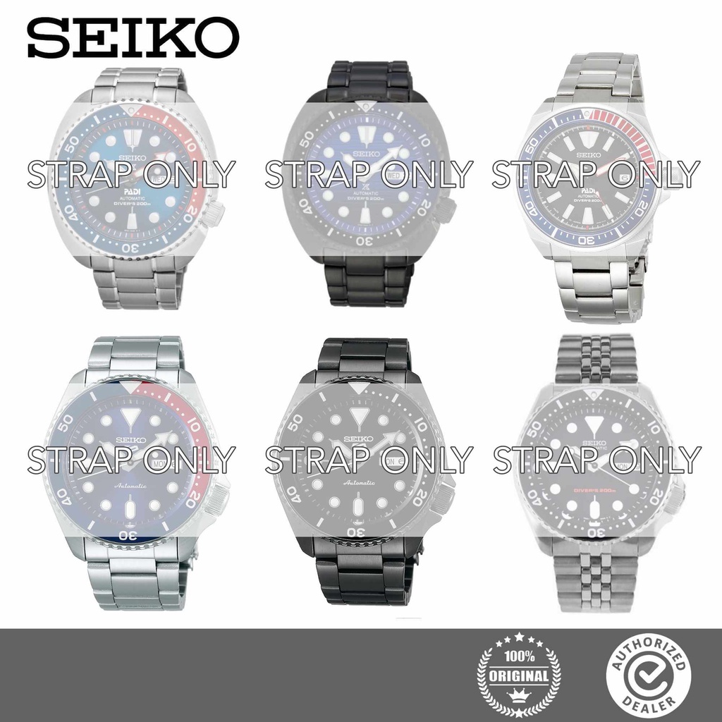 ORIGINAL SEIKO Stainless Steel Bracelet/Jubilee for SEIKO 5  Superman/SKX007/SKX009/King Turtle/Samurai | Shopee Malaysia