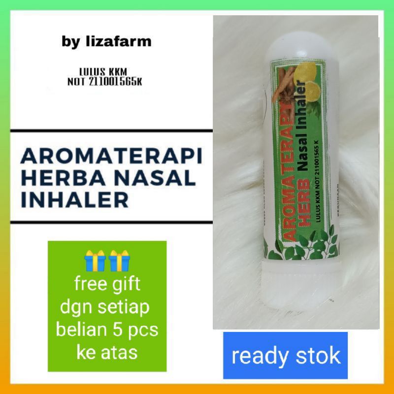 INHALER CHENGKEH BIDARA HERBA Ubat sedut hidung resdung batuk selsema