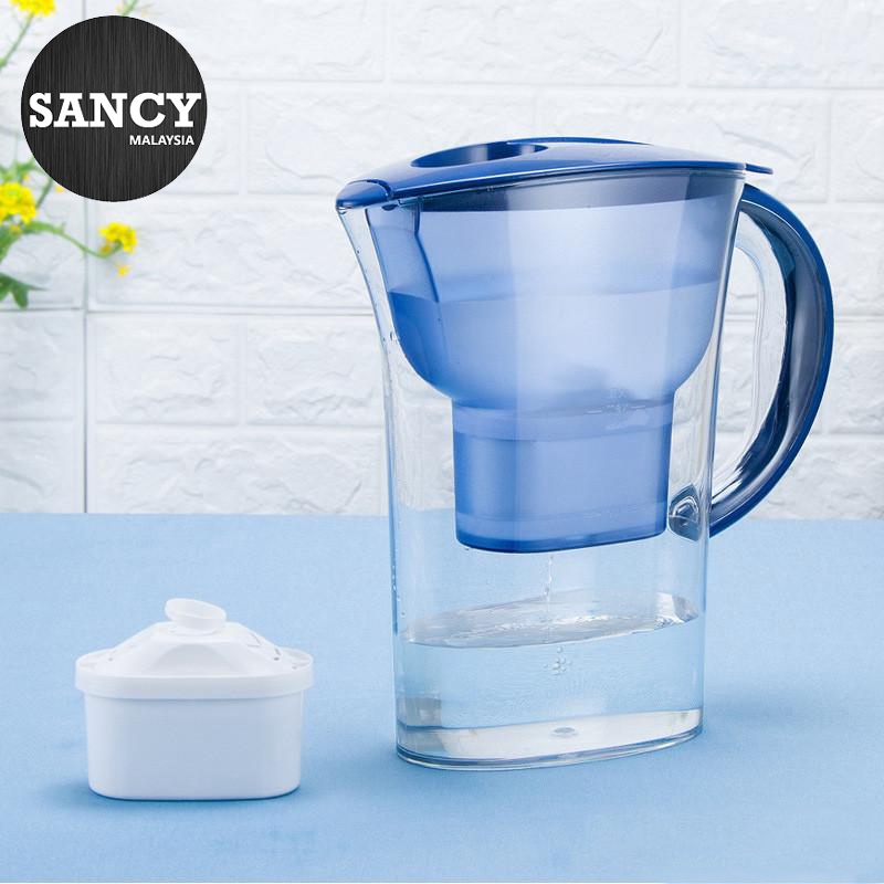 Sancy Household Kitchen Drinking Water Purifier Portable Water Filter Activated Carbon Water Filter Jug 2.5L