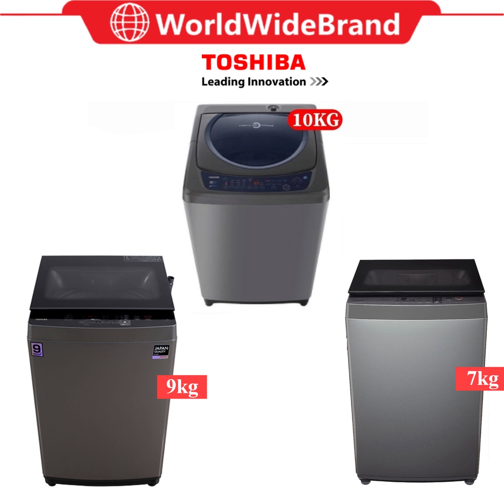 Toshiba Fully Auto Washing Machine 7kg/9kg/10kg AWJ800AM(SG)/AWJ1000FM(SG)/AWH1100GM(SM