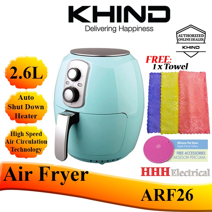Buy Khind Air Fryer Arf26 Airfryer 2 6 L Arf 26 Mesin Goreng Tanpa Minyak Cornell Air Fryer 3 5l Caf S3501tx Seetracker Malaysia