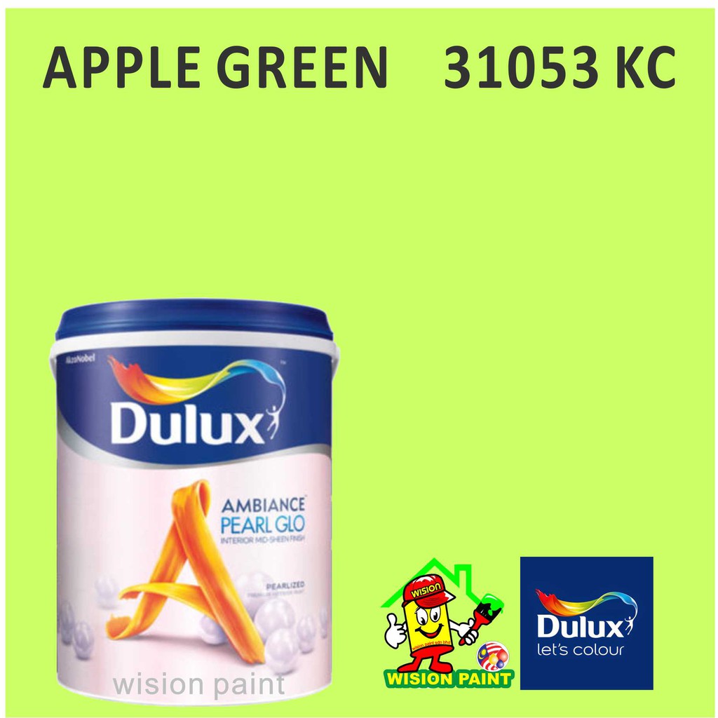 Apple Green 31053 Kc 1l Dulux Ambiance Pearl Glo Interior Mid Sheen Finish Paint