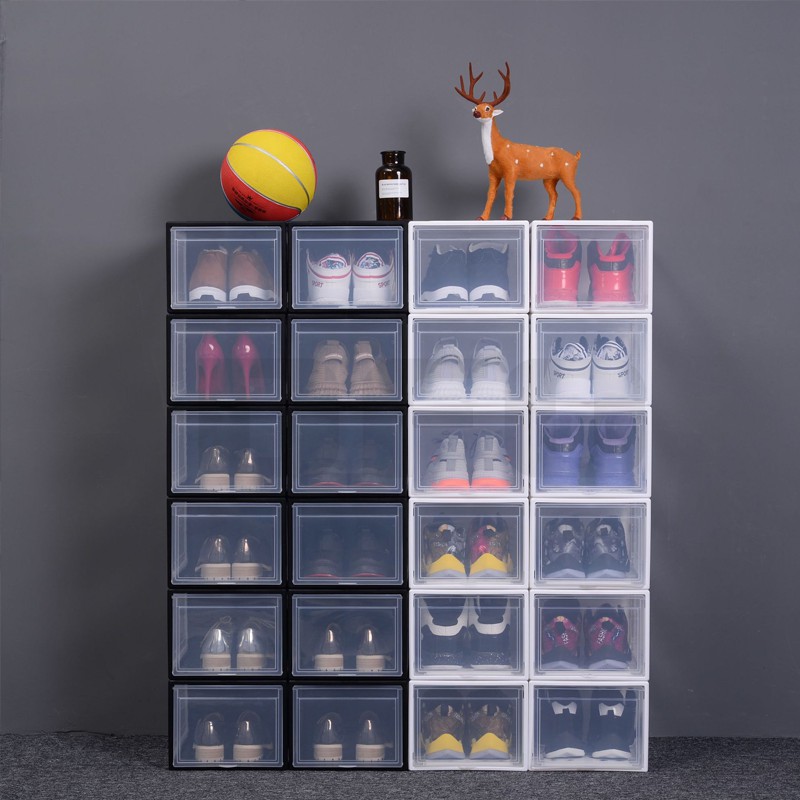 3 Pcs Basketball Shoes Storage Sneakers Unisex Stackable Shoes Rack ...