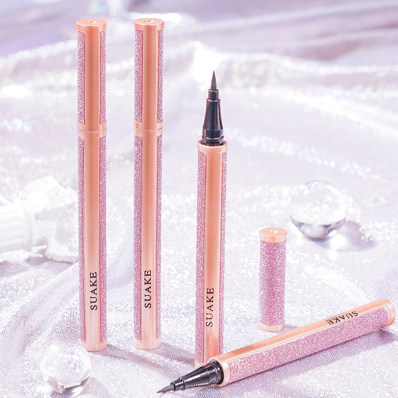 Durable Multi Spot pink girl starry sky eyeliner black evenly colored long-lasting sweat waterproof Purpose - Image 5