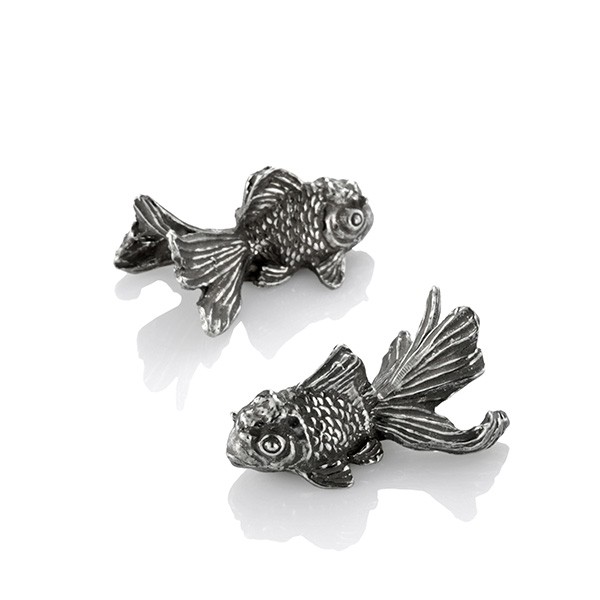 Royal Selangor Auspicious & Oriental Collection Goldfish Chopstick Rest Pair