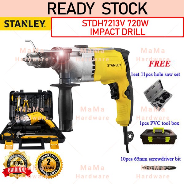 STDH7213V STANLEY 720W 13MM PERCUSSION DRILL | Shopee Malaysia