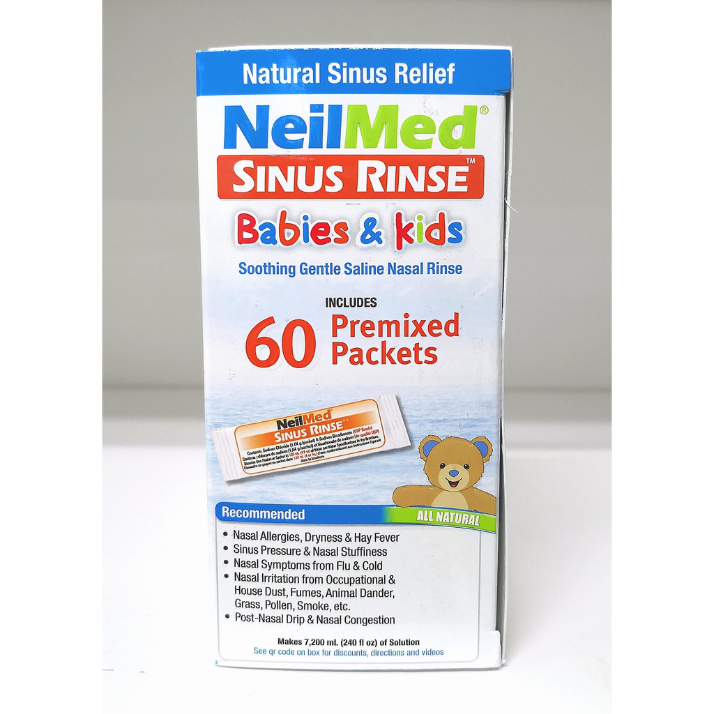 Neilmed Sinus Rinse Kids Premixed Sachets (60's) Exp:7/23 | Shopee Malaysia