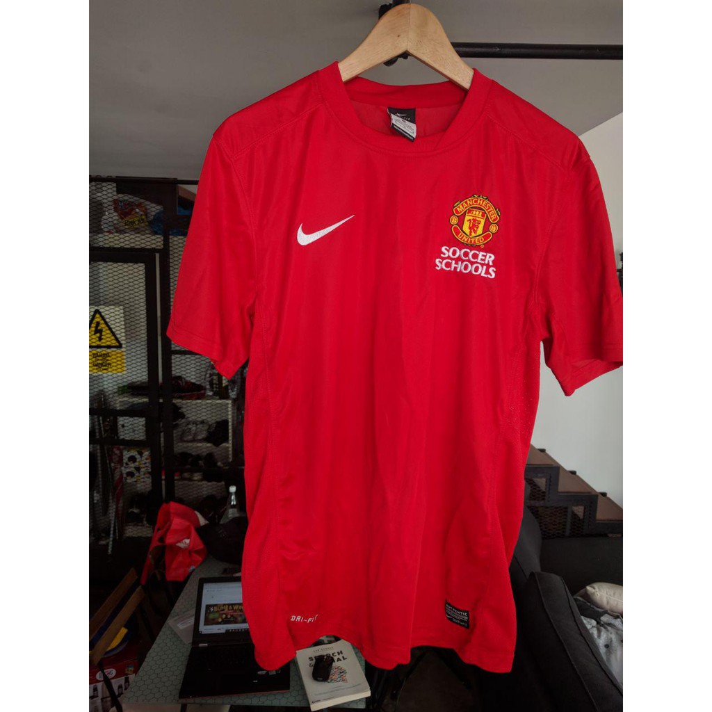 Manchester United Soccer Schools Nike Training Jersey Shopee Malaysia