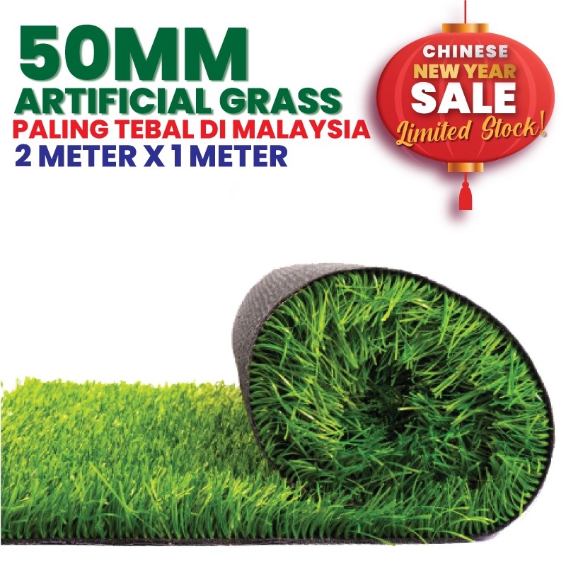 [PALING TEBAL IN MALAYSIA][READY STOCK] 2METER LEBAR ARTIFICIAL GRASS