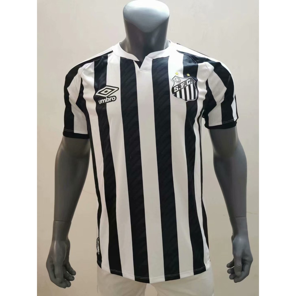 High Quality 2020 2021 Santos Jersey Away Football Jersey White Black Soccer Jersey Training Shirt For Men Adults Shopee Malaysia