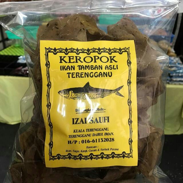 Keropok Keping Ikan Tamban Asli Terengganu Shopee Malaysia